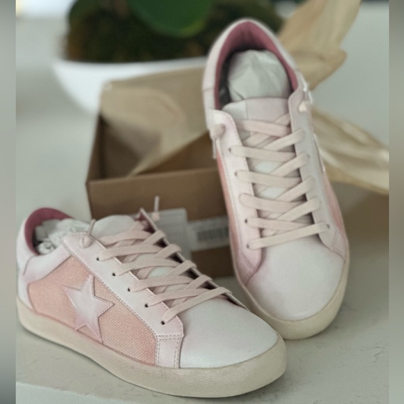 Mi.im Sandy Pink Star Sneakers size 7.5 NWT - Picture 1 of 7